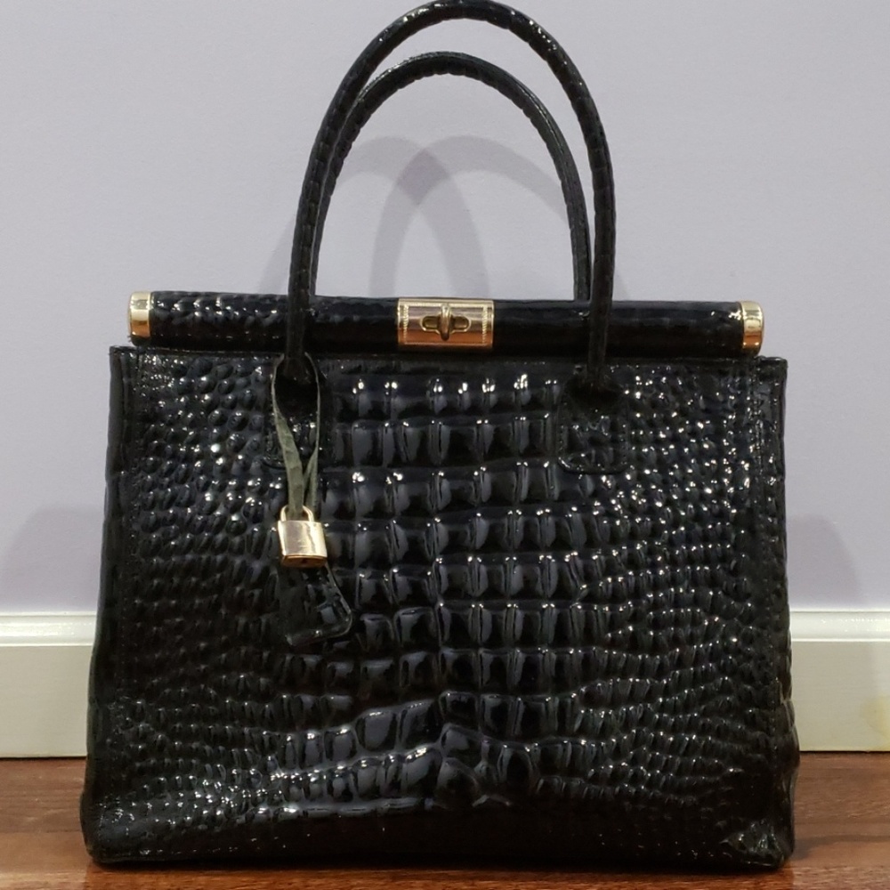 Black Patent Handbag
